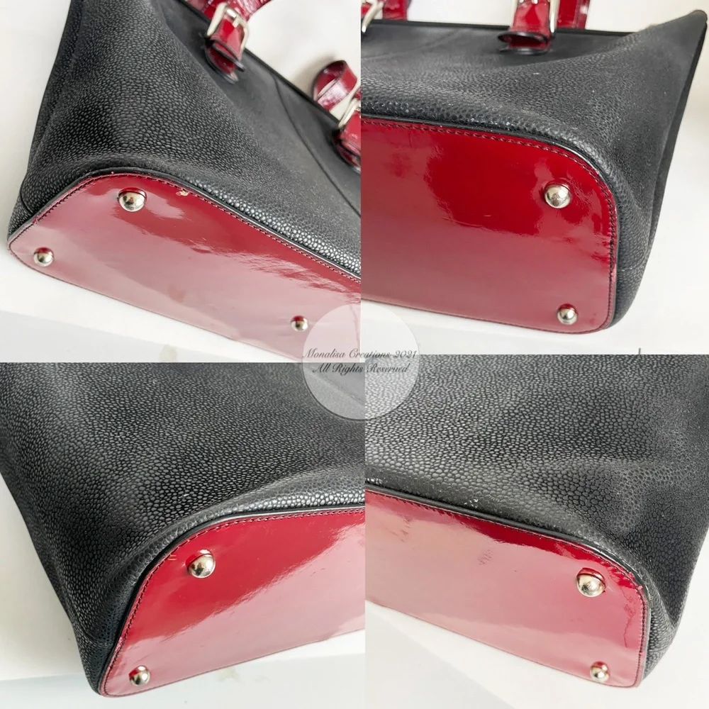Jack Georges Bag Milano Madison Avenue Business Tote Computer * Damaged Straps *